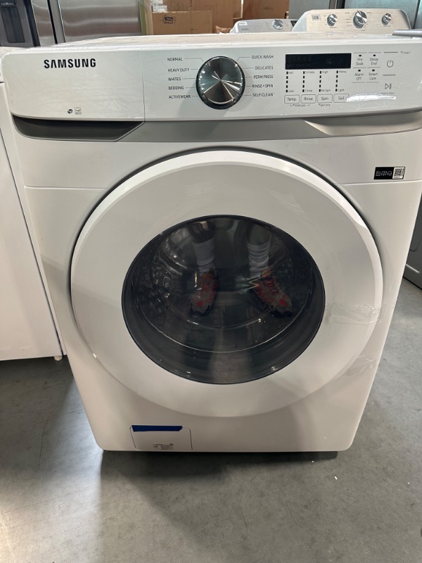 Photo 2 of SAMSUNG 4.5 Cu. Ft. White Front Load Washer