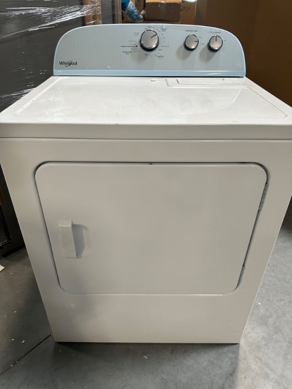 Photo 2 of Whirlpool
7.0 cu. ft. 240-Volt White Electric Vented Dryer with AUTODRY Drying System

