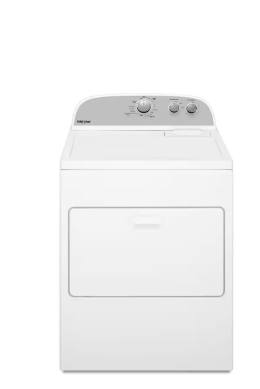 Photo 1 of Whirlpool
7.0 cu. ft. 240-Volt White Electric Vented Dryer with AUTODRY Drying System

