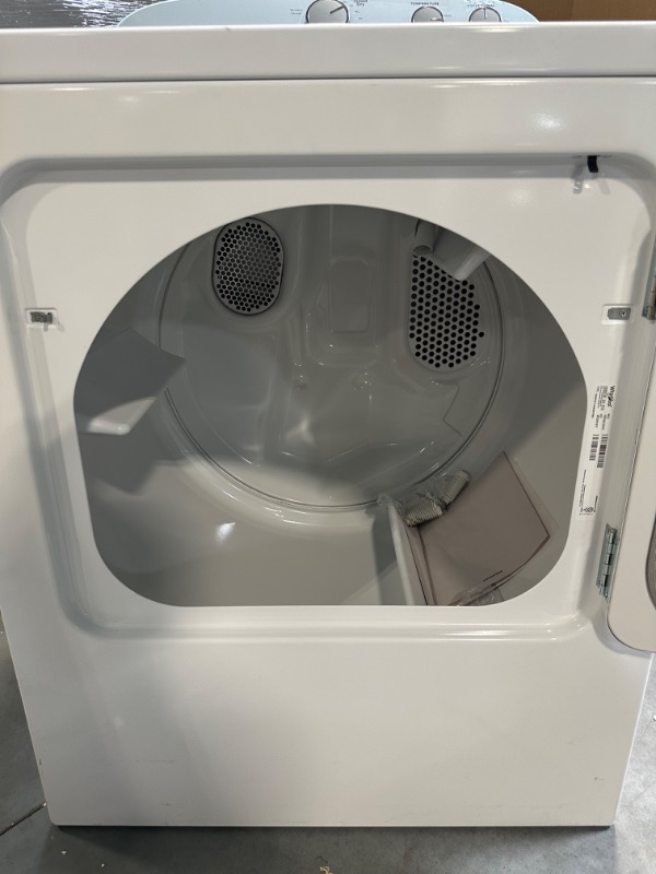 Photo 3 of Whirlpool
7.0 cu. ft. 240-Volt White Electric Vented Dryer with AUTODRY Drying System

