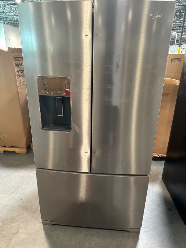 Photo 1 of Whirlpool WRF757SDHZ 36" Stainless French Door Refrigerator #124860