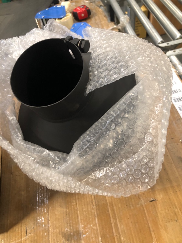 Photo 3 of LCGP 4" inlet to 10" outlet 15" Long Universal Diesel Truck Exhaust Tip,Stainless Steel, Black Powder Coated, Bolt-On Tailtip Painted black 4“x10"x15"