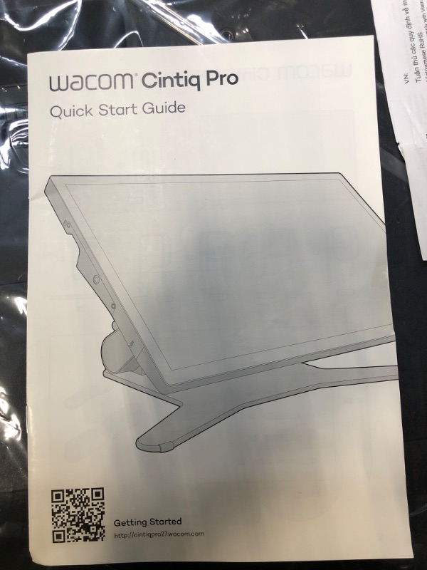 Photo 3 of Wacom Cintiq Pro 27 Creative Pen Display (4K Graphic Drawing Monitor with 8192 Pen Pressure and 99% Adobe RGB (DTH271K0A), Black Black 27 inch touch Monitor