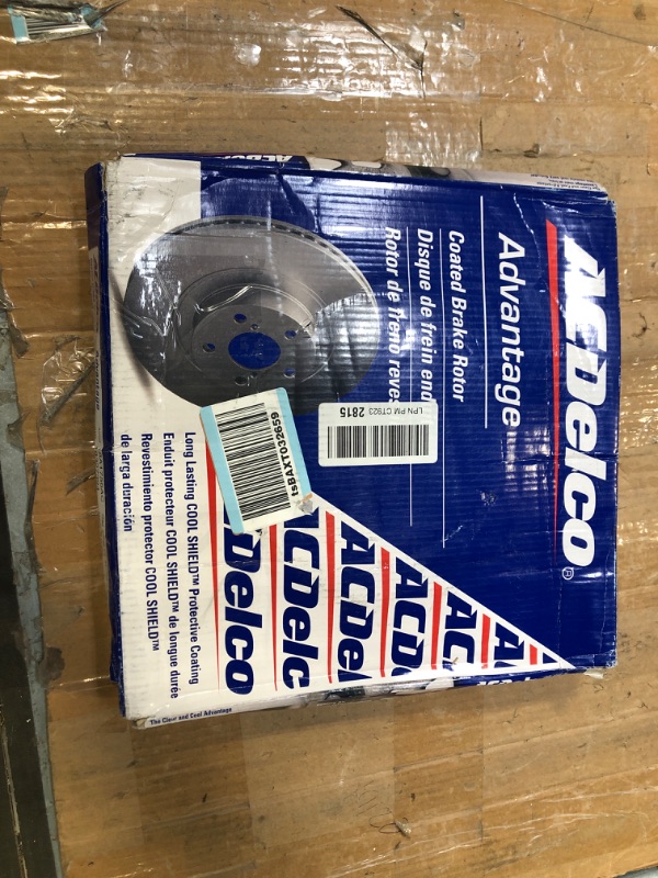 Photo 2 of ACDelco Advantage 18A1756AC Coated Front Disc Brake Rotor