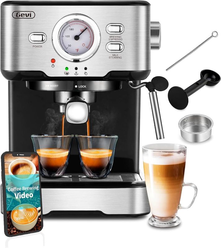 Photo 2 of 
Gevi Espresso Machine, Espresso Maker with Milk Frother Steam Wand, Compact Espresso Super Automatic Espresso Machines for home Cappuccino, Latte