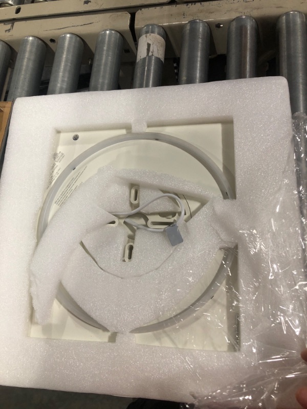 Photo 4 of Taloya Alexa Ceiling Light Smart, WiFi, Compatible with Google, 15.8 Inch Modern Dimmable Flush Mount LED Light Fixture for Living Room Office Kitchen, 28W RGBW 15.8 Inch-28W