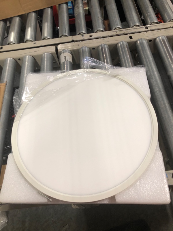 Photo 3 of Taloya Alexa Ceiling Light Smart, WiFi, Compatible with Google, 15.8 Inch Modern Dimmable Flush Mount LED Light Fixture for Living Room Office Kitchen, 28W RGBW 15.8 Inch-28W