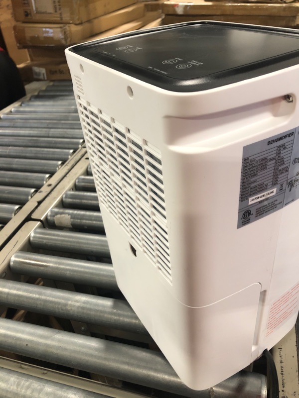 Photo 5 of 2500 Sq. Ft 30 Pint Dehumidifier, Dehumidifiers for Home Basement with Drain Hose, COLAZE Dehumidifiers for Large Room with Auto or Manual Drain, 24 Hours Timer, 0.58 Gallon Water Tank, Auto Defrost, Overflow Protection, Continuous Drain Function