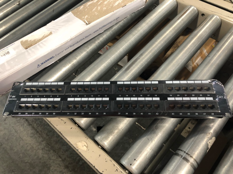 Photo 4 of Cable Matters UL Listed Rackmount or Wall Mount 48 Port Network Patch Panel (Cat6 Patch Panel / RJ45 Patch Panel) 