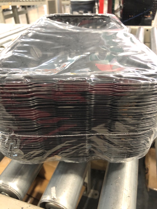 Photo 1 of YANGRUI To Go Containers, Shrink Wrap Biodegradable 55 Pack 8 Inch Plastic Hinged Take Out Containers BPA Free Microwave Freezer Safe Clamshell Food Containers