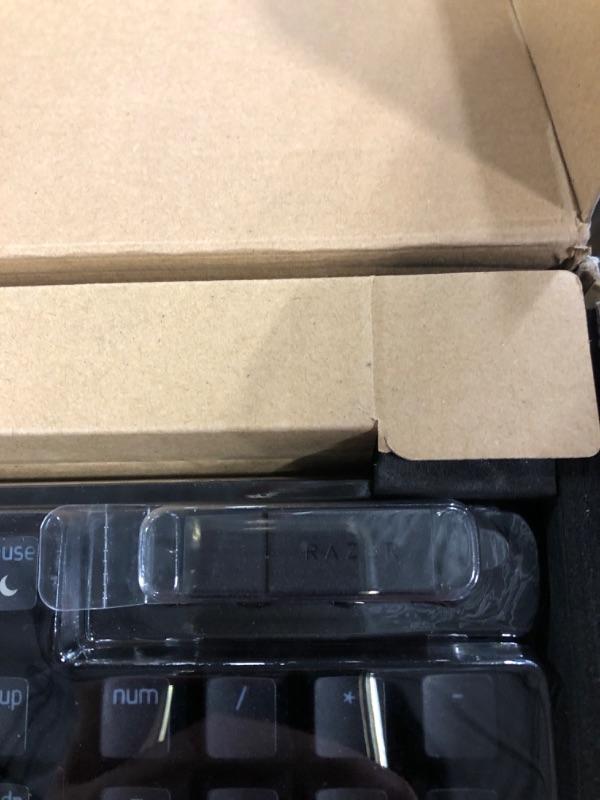 Photo 4 of Razer Huntsman V2 Analog Gaming Keyboard: Razer Analog Optical Switches - Chroma RGB Lighting - Magnetic Plush Wrist Rest - Dedicated Media Keys & Dial - Classic Black
