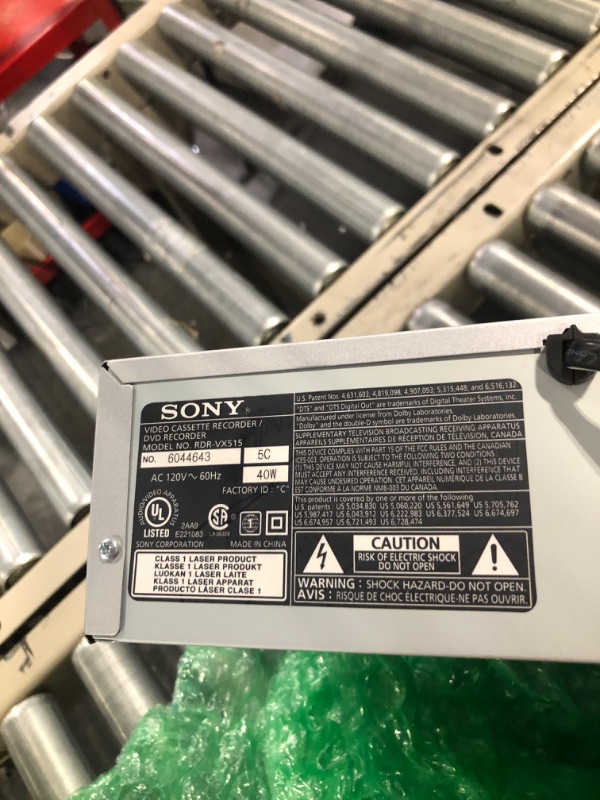 Photo 6 of Sony RDRVX515 DVD Recorder