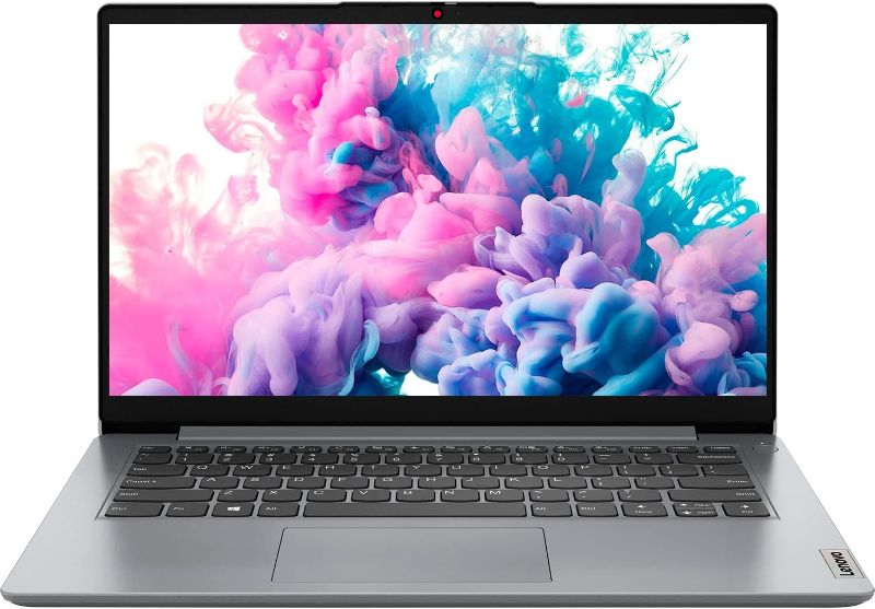 Photo 1 of Lenovo 14" IdeaPad 1 Laptop, Intel Dual-core Processor, 14" HD Display, 4GB RAM, Wi-Fi 6 and Bluetooth, HDMI, SD Card Reader, Windows 11 Home in S Mode (256GB SSD Storage)