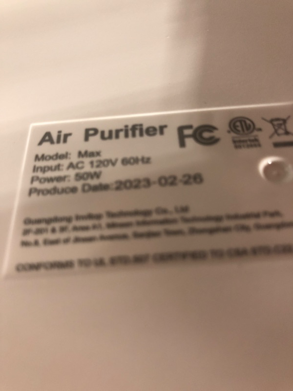 Photo 6 of Afloia Air Purifiers for Home Large Room Up to 2,615 Ft², H13 True HEPA Filter with Air Quality Sensor Auto Smart Air Cleaner Removes 99.97% of Allergies, Pollen, Pet Dander, Dust, Smoke, Odor