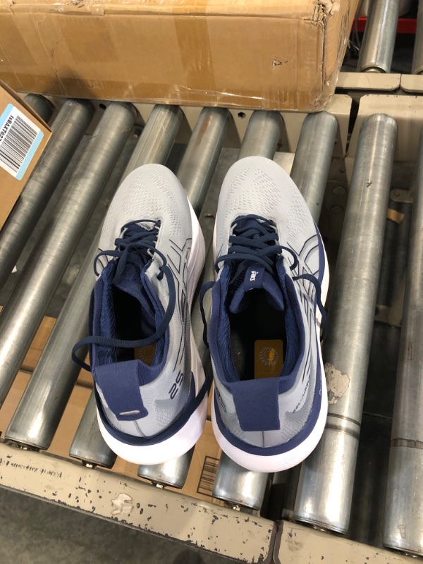 Photo 1 of ASICS Men's Gel-Nimbus 25 Running Shoes 11 Wide Sheet Rock/Indigo Blue