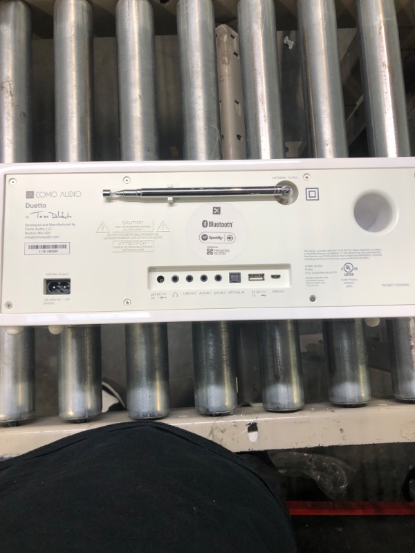 Photo 1 of Como Audio Duetto Wireless Music System, White