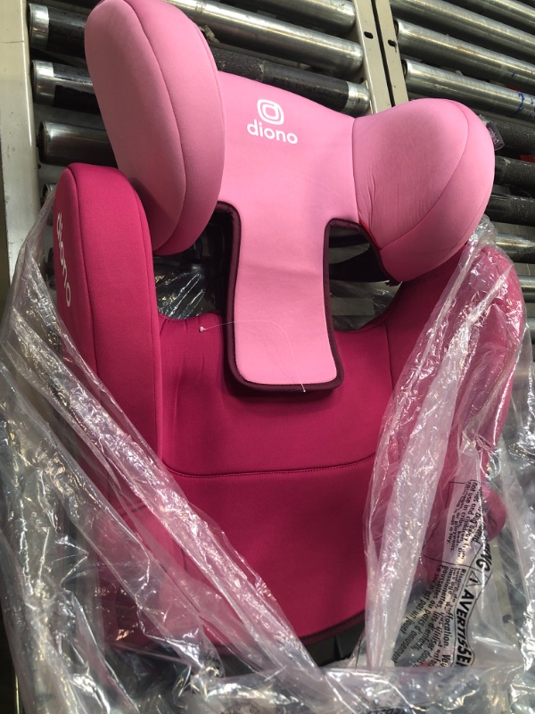 Photo 2 of Diono Cambria 2 XL 2022, Dual Latch Connectors, 2-in-1 Belt Positioning Booster Seat, High-Back to Backless Booster with Space and Room to Grow, 8 Years 1 Booster Seat, Pink NEW! Pink