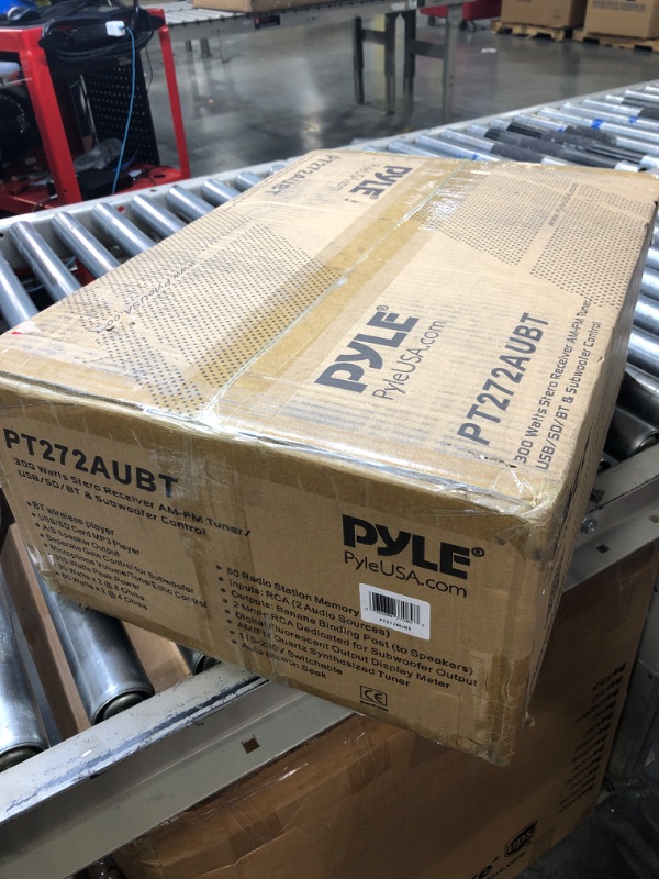 Photo 1 of Pyle PT272AUBT - Wireless Bluetooth Audio Power Amplifier - 300W 4 Channel Home Theater Stereo Receiver with USB, AM FM, 2 Mic IN with Echo, RCA, LED, Speaker Selector - For Studio, Home Use
