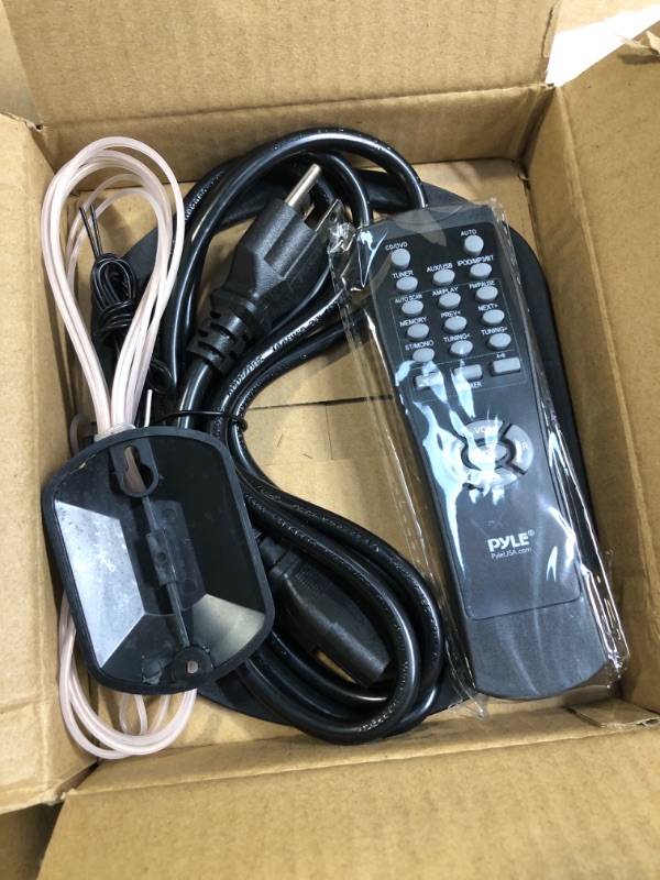 Photo 1 of Pyle PT272AUBT - Wireless Bluetooth Audio Power Amplifier - 300W 4 Channel Home Theater Stereo Receiver with USB, AM FM, 2 Mic IN with Echo, RCA, LED, Speaker Selector - For Studio, Home Use