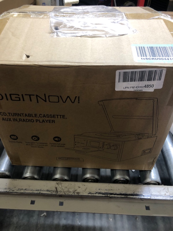 Photo 1 of DIGITNOW Bluetooth Record Player Turntable with Stereo Speaker, LP Vinyl to MP3 Converter with CD, Cassette, Radio, Aux in and USB/SD Encoding, Remote Control, Audio Music Player Built in Amplifier