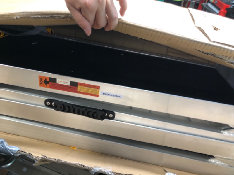 Photo 1 of TaiH Leo 6FT Wheelchair Ramp, 72" L x 31.3" W Threshold Ramp, 800 LBS Capacity Wheel Chair Ramp, Portable Wheelchair Ramp Scooter Ramp, for Home, Steps, Stairs, Doorways, Curbs 6FT(Using height 6-18 inch)