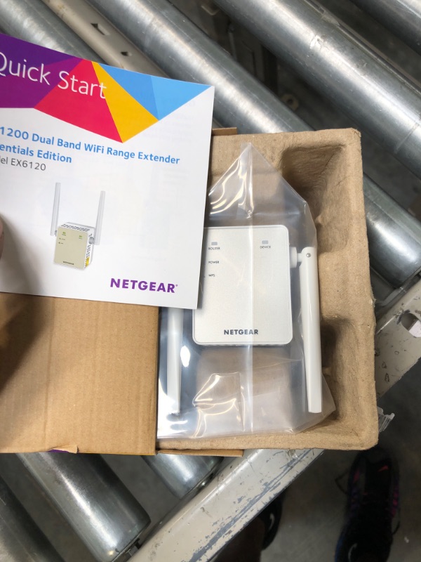 Photo 3 of NETGEAR Wi-Fi Range Extender EX6120 - Coverage Up to 1500 Sq Ft and 25 Devices with AC1200 Dual Band Wireless Signal Booster & Repeater (Up to 1200Mbps Speed), and Compact Wall Plug Design WiFi Extender AC1200