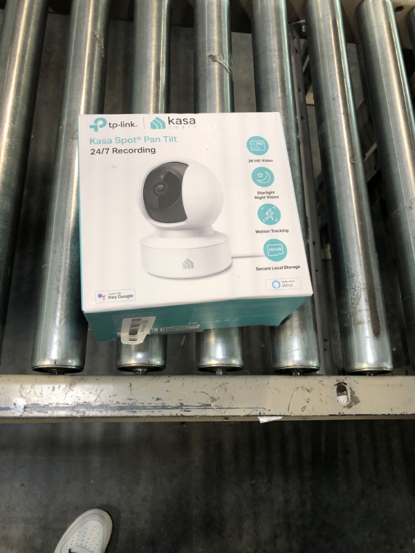 Photo 1 of Kasa Smart 2K Security Camera for Baby Monitor Pan Tilt, 4MP HD Indoor Camera with Motion Detection, Two-Way Audio, Night Vision, Cloud & SD Card Storage, Works with Alexa & Google Home (KC410S) Pan/Tilt Camera New 2K