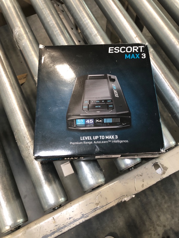 Photo 1 of ESCORT MAX 3 Laser Radar Detector - Bluetooth Connectivity, Premium Range, Advanced Filtering, AutoLearn Technology, Voice Alerts, OLED Display, Escort Live App