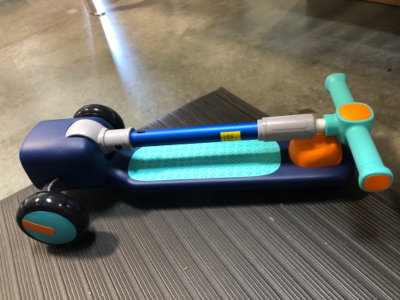 Photo 1 of Costzon 3 Wheeled Scooter for Kids, Emoji Covers Folding Kick Scooters with 3-Level Height Adjustable, LED Flashing Wheels and Lean-to-Steer Mechanism, Kick Scooter for Boys/Girls 3-14 Years Old