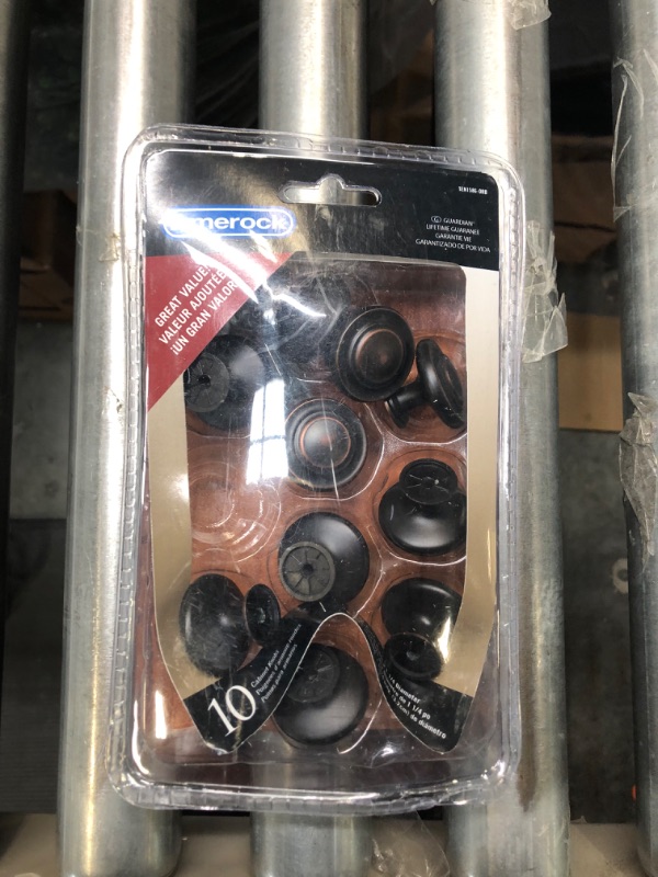 Photo 2 of Amerock | Cabinet Knob | Oil Rubbed Bronze | 1-5/16 inch (33 mm) Diameter | Inspirations | 10 Pack | Drawer Knob | Cabinet Hardware 1-5/16 in (33 mm) Diameter Oil Rubbed Bronze 10