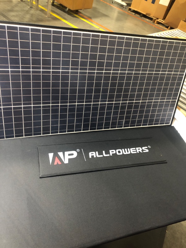 Photo 3 of ALLPOWERS SP026 Portable Solar Panel 60W, Waterproof IP67 Foldable Solar Panel Charger with 18V DC, PD 60W USB-C and 5V USB-A Output for Laptop Cellphone Solar Generator 12V Battery