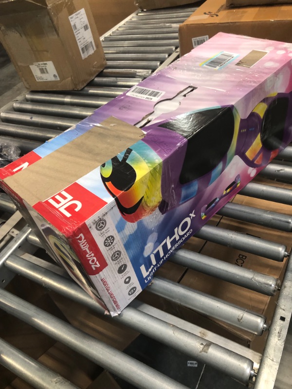 Photo 1 of Jetson All Terrain Light Up Self Balancing Hoverboard with Anti-Slip Grip Pads, for riders up to 220lbs Purple