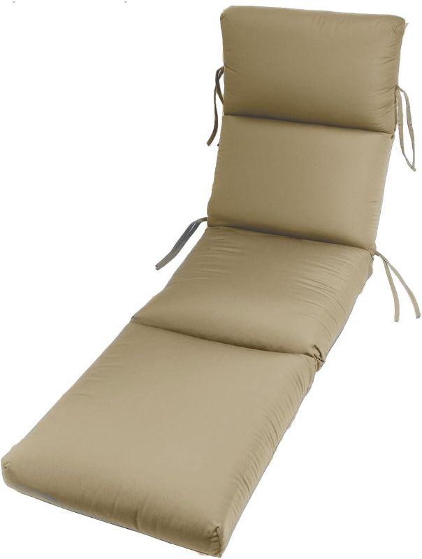 Photo 1 of Comfort Classics Inc. Sunbrella Outdoor CHANNELED Chaise Cushion