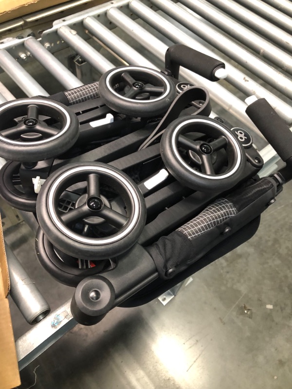 Photo 1 of gb Pockit Air All Terrain Ultra Compact Lightweight Travel Stroller with Breathable Fabric in Velvet Black Velvet Black Pockit Air