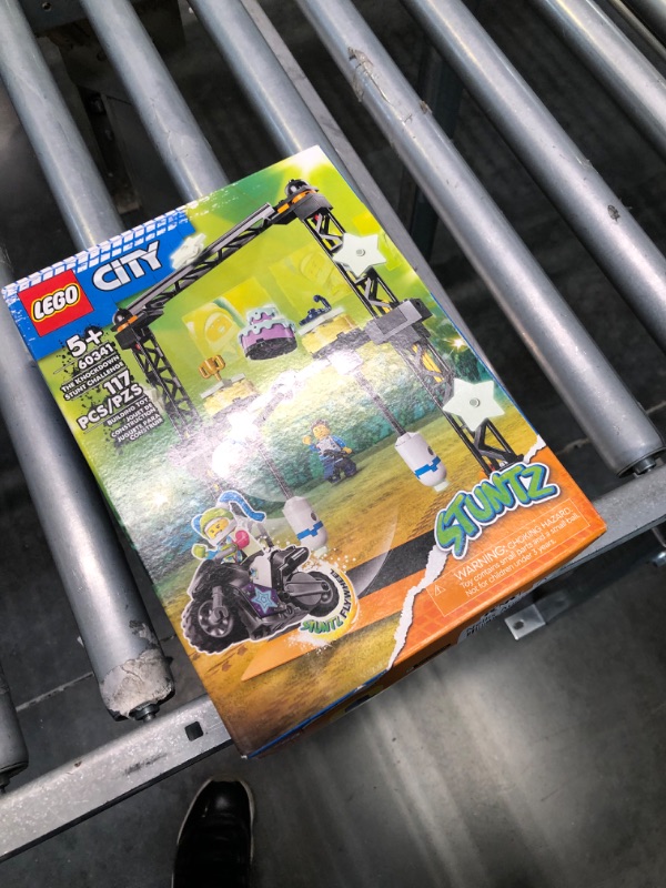 Photo 1 of LEGO City Stuntz The Knockdown Stunt Challenge Playset, 60341 Adventure TV Series Action Toy for Kids Aged 5 Plus with Stunt Bike, Racer & Accessories