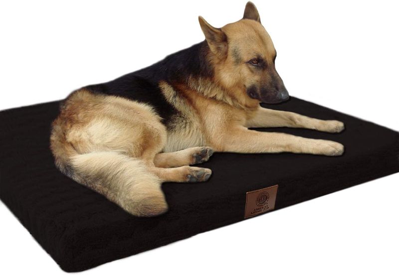 Photo 1 of American Kennel Club Orthopedic Memory Foam Crate Mat Pet Bed - 42 x 27 - Black