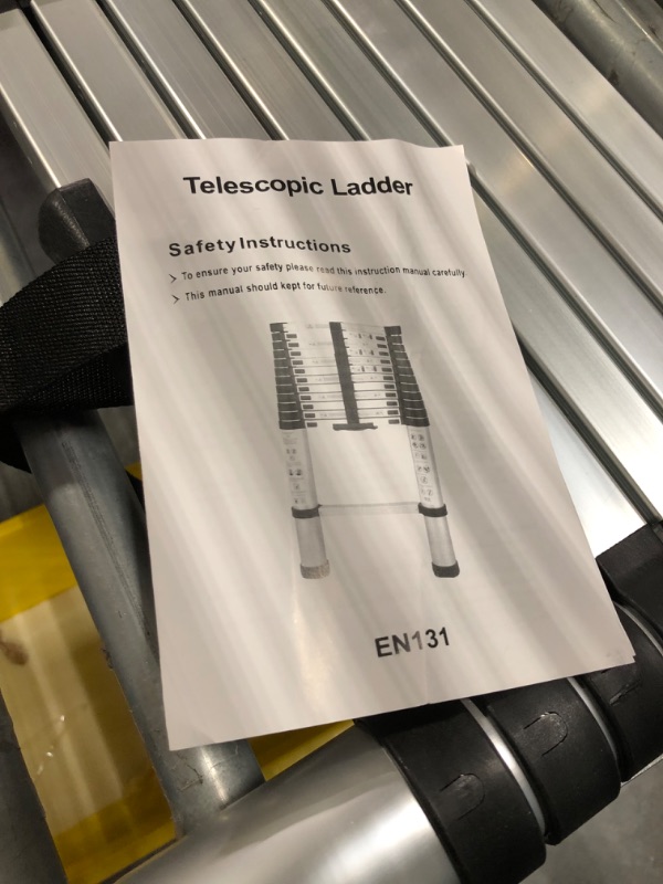 Photo 5 of (8.5Ft/2.6M) Telescoping Ladders?EN131Standards Multi-Purpose Folding Aluminum Extension Ladder