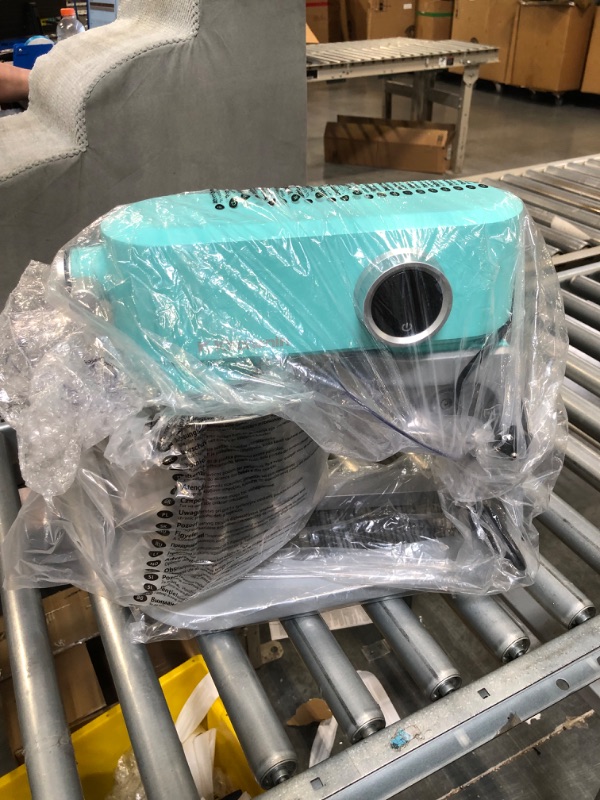 Photo 1 of All Metal Stand Mixer,Kitchenin 5.3-Quart 8-Speeds Tilt-Head Food Mixer,400 Watt DC Motor Electric Stand Mixer with 12-Wire Whip,Flat Beater,Stainless Steel Dough Hook & Pouring Shield,Light Blue