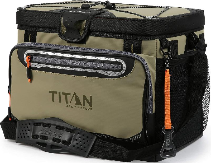 Photo 1 of Arctic Zone Titan Deep Freeze Cooler - Zipperless Hardbody Cooler - Small & Large Capacity- Beach & Camping Cooler - Deep Freeze Insulation, HardBody Liner, and SmartShelf