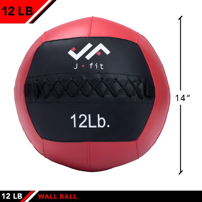 Photo 1 of JFIT Wall Medicine Ball - 10 Weight Options 4lb-30lb - Durable Wall Balls for Exercise, Cardio, Core Strength