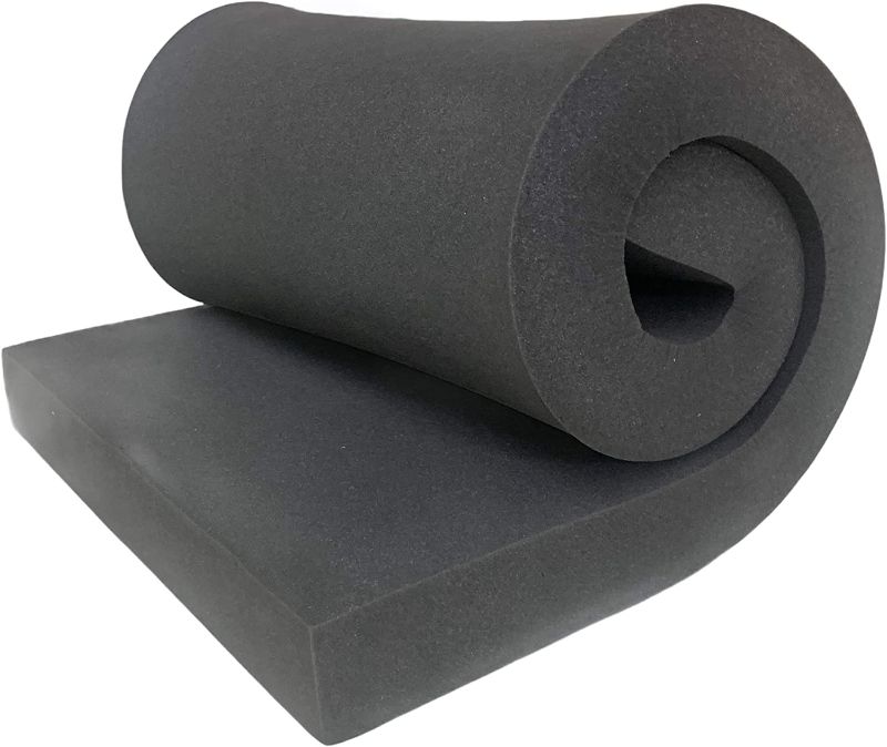 Photo 1 of AKTRADING CO .2" H X 30" W X 72" CertiPUR-US Certified Rubber Foam Sheet Cushion (Seat Replacement, Upholstery Sheet, Foam Padding, Acoustic Foam Sheet)
