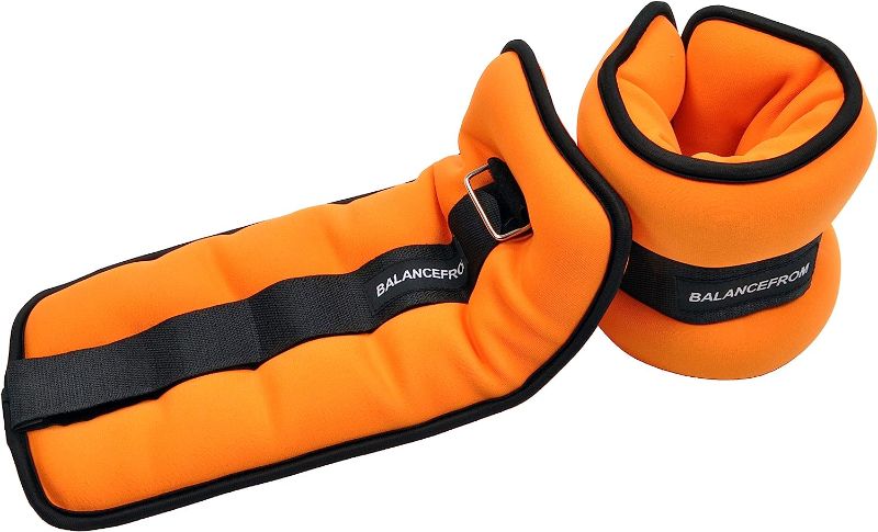 Photo 1 of APEXUP 10lbs/Pair Adjustable Ankle Weights for Women and Men, Modularized Leg Weight Straps for Yoga, Walking, Running, Aerobics, Gym
