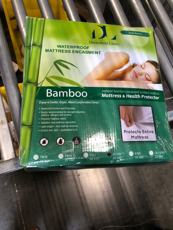 Photo 2 of Bamboo Waterproof Mattress Protector with Zipper