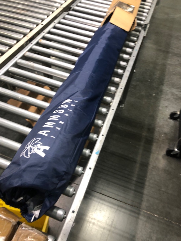 Photo 1 of AMMSUN Shade Umbrella, Premium Portable Umbrella with Stand, 6.5ft Lightweight Sports Umbrella for Sporting Games, Adjustable Instant Sun Protection and Easy to Carry (Navy Blue)