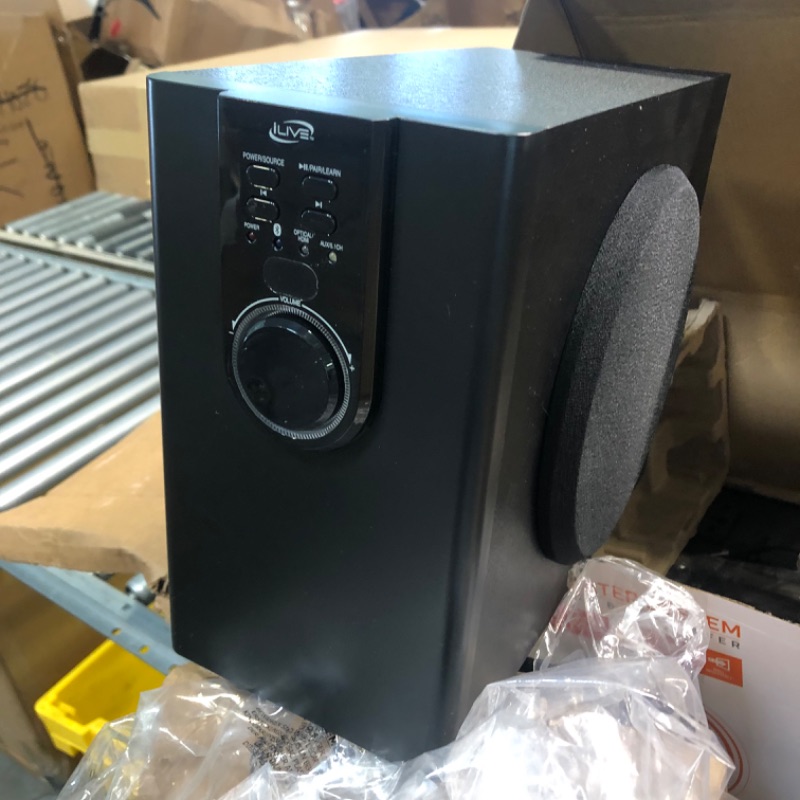 Photo 1 of iLive 5.1 Home Theater System with Bluetooth, 6 Surround Speakers, Wall Mountable, Includes Remote, Black (IHTB159B)