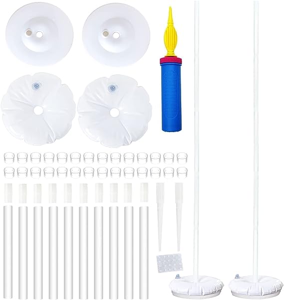 Photo 1 of 2 Sets DIY Balloon Column Stand Kits for Birthday Decorations, Wedding Decorations, Party Decorations