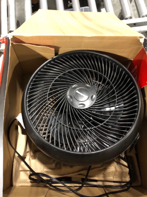 Photo 3 of 12 in. 3 Speed Whole Room Circulator Floor Fan