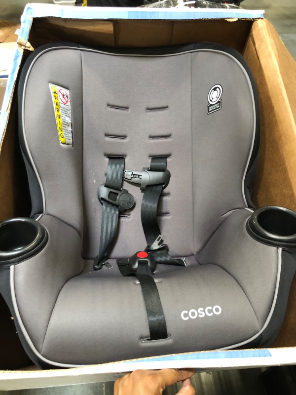 Photo 3 of Cosco Onlook 2-in-1 Convertible Car Seat, Rear-Facing 5-40 pounds and Forward-Facing 22-40 pounds and up to 43 inches, Black Arrows