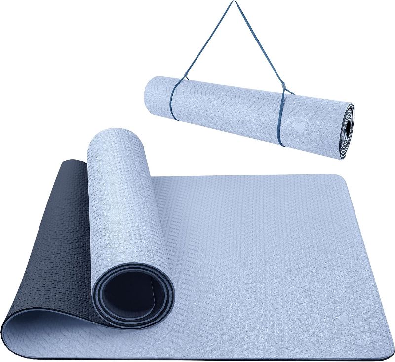 Photo 2 of 
IUGA Yoga Mat Non Slip Anti-tear Yoga Mats Eco Friendly Hot Yoga Mat Thick Workout & Exercise Mat for Yoga, Pilates and Fitness (72"x 24"x 6mm)