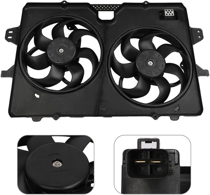 Photo 3 of 
SCITOO 621-395 621800 Electric Radiator Condenser Engine Dual Cooling Fan Fit for 2008-2012 for Ford for Escape 2008-2011 for Mercury for Mariner